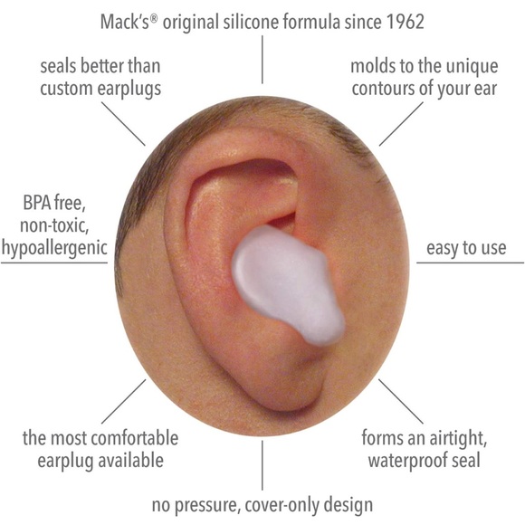 Mack’s pillow soft silicone putty ear plugs - Picture 4 of 8